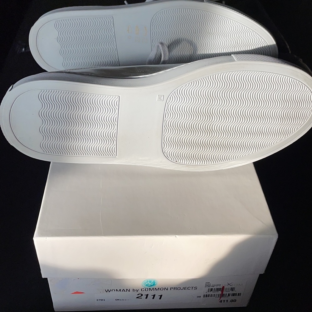 Common Project Silver Shoes - Picture 3 of 5